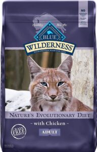 Blue Buffalo Wilderness Dry Cat Food - Best For Sensitive Stomach