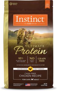 Instinct High Protein Dry Cat Food - Best For Sick Cat (Hyperthyroid & Kidney)