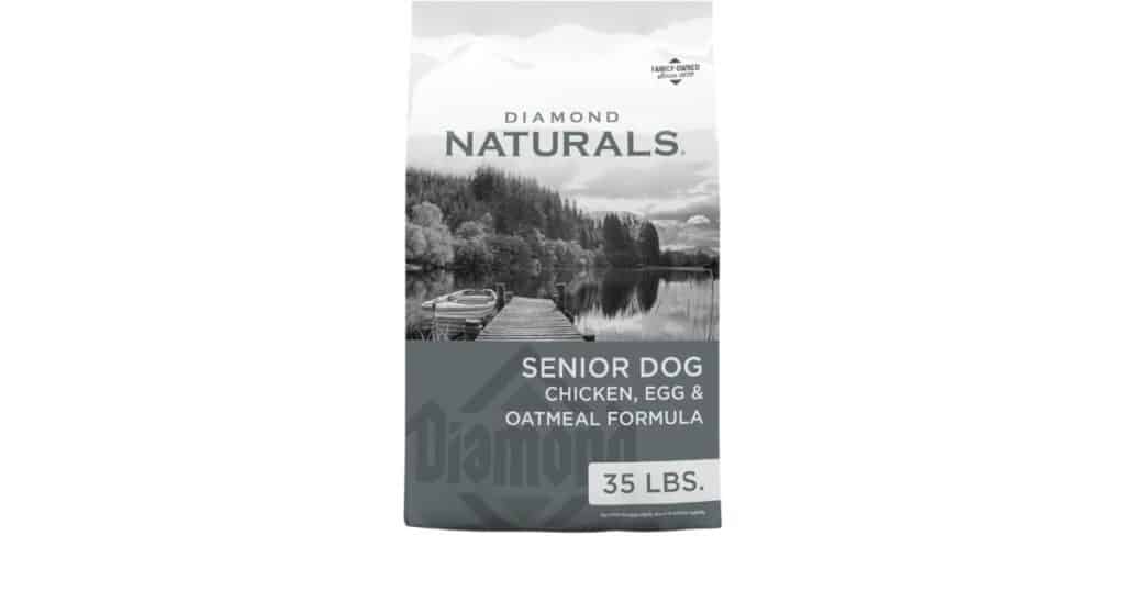 "Diamond Naturals senior dry dog food for joint health and aging dogs"